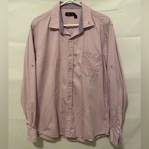Smash Men’s Button Down Dress Shirt Size L